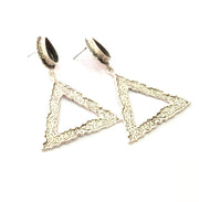 Earring Blank Base Settings Silver Resin Blank Cabochon Base inlay Blank Mountings Antique Silver Plated Brass (14x10mm blank) 1 Set  G14245