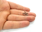 20 Bird Charm Antique Copper Charm Antique Copper Plated Metal (19x16mm) G13748