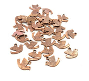 20 Bird Charm Antique Copper Charm Antique Copper Plated Metal (14x11mm) G13749