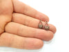 20 Drop Charm Antique Copper Charm Antique Copper Plated Metal (16x8mm) G13750