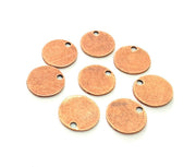 10 Copper Flake Charm Antique Copper Charm Antique Copper Plated Metal (16mm)  G13773