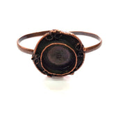 Copper Bracelet Blanks Bangle Blanks Cuff Blanks Adjustable Bracelet Blank Antique Copper Plated Brass (20mm Blanks ) G13881