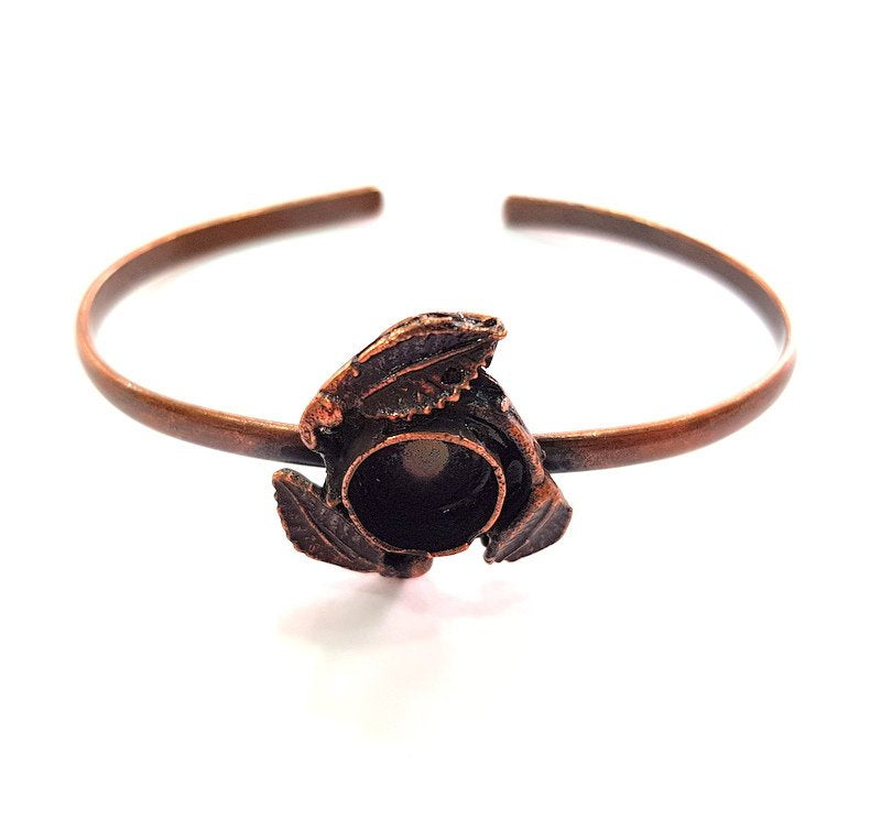 Copper Bracelet Blanks Bangle Blanks Cuff Blanks Adjustable Bracelet Blank Antique Copper Plated Brass (11mm Blanks ) G13889