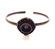 Copper Bracelet Blanks Bangle Blanks Cuff Blanks Adjustable Bracelet Blank Antique Copper Plated Brass (10mm Blanks ) G13895