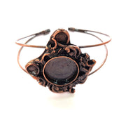 Copper Bracelet Blanks Bangle Blanks Cuff Blanks Adjustable Bracelet Blank Antique Copper Plated Brass (20mm Blanks ) G13900