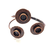 Copper Bracelet Blanks Bangle Blanks Cuff Blanks Adjustable Bracelet Blank Antique Copper Plated Brass (10mm Blanks ) G13915