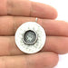 Antique Silver Plated Brass  Mountings , Blanks (10 mm blank) G5270