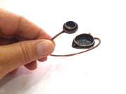 Copper Bracelet Blanks Bangle Blanks Cuff Blanks Adjustable Bracelet Blank Antique Copper Plated Brass (18x13mm,10mm Blanks ) G13983