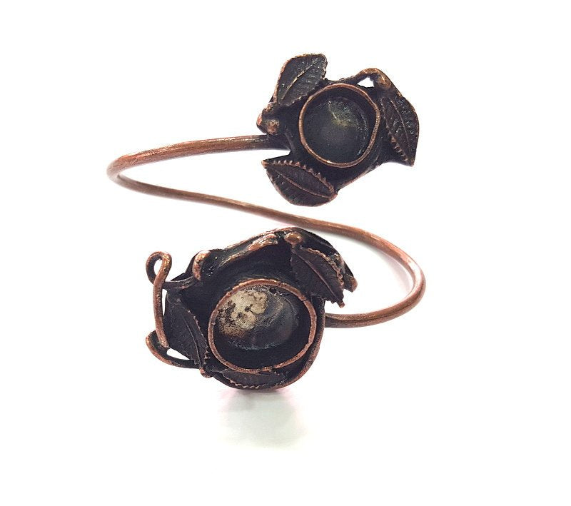 Copper Bracelet Blanks Bangle Blanks Cuff Blanks Adjustable Bracelet Blank Antique Copper Plated Brass (15mm,10mm Blanks ) G13984