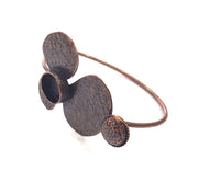 Copper Bracelet Blanks Bangle Blanks Cuff Blanks Adjustable Bracelet Blank Antique Copper Plated Brass (14 mm Blanks ) G13993