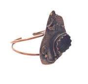 Copper Bracelet Blanks Bangle Blanks Cuff Blanks Adjustable Bracelet Blank Antique Copper Plated Brass (20x15 mm Blanks ) G13994