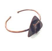 Copper Bracelet Blanks Bangle Blanks Cuff Blanks Adjustable Bracelet Blank Antique Copper Plated Brass (14x10mm Blanks ) G13998