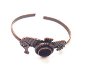 Copper Bracelet Blanks Bangle Blanks Cuff Blanks Adjustable Bracelet Blank Antique Copper Plated Brass (10mm Blanks ) G14002