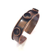 Copper Bracelet Blanks Bangle Blanks Cuff Blanks Adjustable Bracelet Blank Antique Copper Plated Brass (10mm Blanks ) G14006