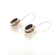 Earring Blank Base Settings Silver Resin Blank Cabochon Base inlay Blank Mountings Antique Silver Plated Brass (10mm blank) 1 Set  G14419