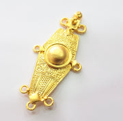 Gold Pendant Gold Plated Metal (84x38mm)  G14059