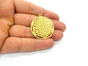 Gold Pendant Gold Plated Metal (33mm)  G14070