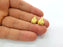 6 Ladybug Charm Gold Charms Gold Plated Metal (16x10mm)  G14101