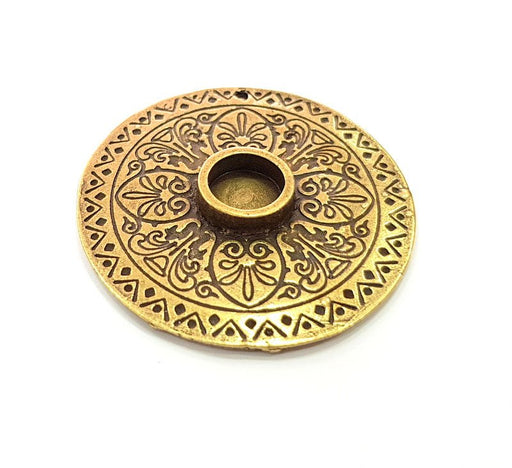 Antique Bronze Pendant Blank inlay Blank Mosaic Blank Resin Blank Bezel Base Setting Mountings Antique Bronze Plated(10mm blank) G16859