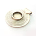 Silver Base Blank inlay Blank Earring Base Resin Blank Mosaic Mountings Antique Silver Plated Metal (20 mm blank )  G14197