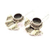 Earring Blank Base Settings Silver Resin Blank Cabochon Base inlay Blank Mountings Antique Silver Plated Brass (10mm blank) 1 Set  G14519