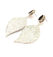 Earring Blank Base Settings Silver Resin Blank Cabochon Base inlay Blank Mountings Antique Silver Plated Brass (14x10mm blank) 1 Set  G14249