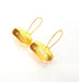 Earring Blank Base Settings Gold Resin Blank Cabochon Bases inlay Blank Mountings Antique Gold Plated Brass (20x7mm blank ) 1 Set  G14254