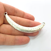 Silver Pendant Antique Silver Plated Pendant (87x11mm) G14579