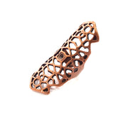 Copper Ring Settings inlay Ring Blank Mosaic Ring Bezel Base Cabochon Mountings ( 3 mm blank) Antique Copper Plated Brass G14589
