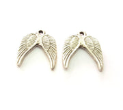 6 Wings Charm Antique Silver Charms (20x18mm) G14330