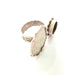 Silver Ring Setting Resin Ring Blank Cabochon Base inlay Ring Mounting Adjustable Ring Base Bezel (10 mm) Antique Silver Plated Brass G14357
