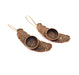 Earring Blank Base Settings Copper Resin Blank Cabochon Base inlay Blank Mountings Antique Copper Plated Brass (14mm blank) 1 Set  G14643