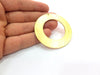 Circle Pendant Gold Pendant Gold Plated Pendant (57mm)  G14709