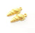 2 Oyster Charms Shell Charm Mussel Charms Sea Ocean Gold Pendant Gold Plated Shell Pendant (30x12mm)  G14715