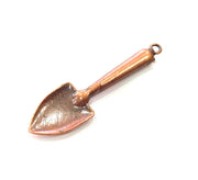 Copper Shovel Pendant Antique Copper Pendant Antique Copper Plated Metal ( 67x18 mm ) G14732