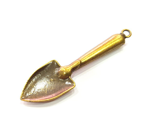 Shovel Pendant Antique Bronze Pendant Antique Bronze Plated Metal Pendant (68x18mm) G14743