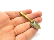 Shovel Pendant Antique Bronze Pendant Antique Bronze Plated Metal Pendant (68x18mm) G14743