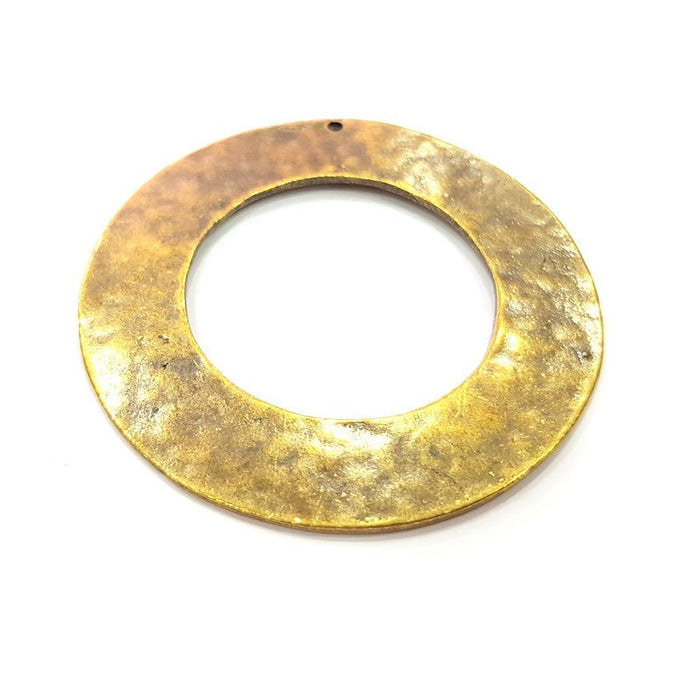 Circle Pendant Antique Bronze Plated Pendant (56mm) G14744