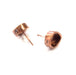 Earring Blank Base Settings Copper Resin Blank Cabochon Base inlay Blank Mountings Antique Copper Plated Brass (10x8mm blank) 1 Set  G15002