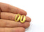 2 Cowrie Shell Charms Gold Charms Gold Plated Shell Charms (19x12mm)  G15112