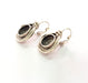 Earring Blank Base Settings Silver Resin Blank Cabochon Base inlay Blank Mountings Antique Silver Plated Brass (10mm blank) 1 Set  G14451