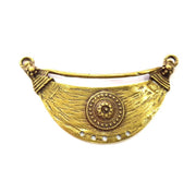 Antique Bronze Connector Pendant Antique Bronze Plated Metal Pendant (81x34mm) G14525