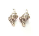 Oyster Charms Shell Charm Mussel Charms Sea Ocean Silver Charms Antique Silver Plated Metal (34x19mm) G14573