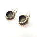 Earring Blank Base Settings Silver Resin Blank Cabochon Base inlay Blank Mountings Antique Silver Plated Brass (10mm blank) 1 Set  G14577
