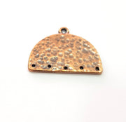 2 Antique Copper Connector Charm Antique Copper Plated Metal (31x25mm) G14585