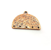 2 Antique Copper Connector Charm Antique Copper Plated Metal (31x25mm) G14585