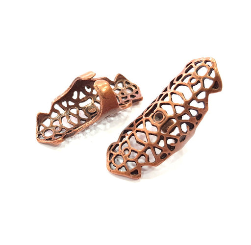 Copper Ring Settings inlay Ring Blank Mosaic Ring Bezel Base Cabochon Mountings ( 3 mm blank) Antique Copper Plated Brass G14589