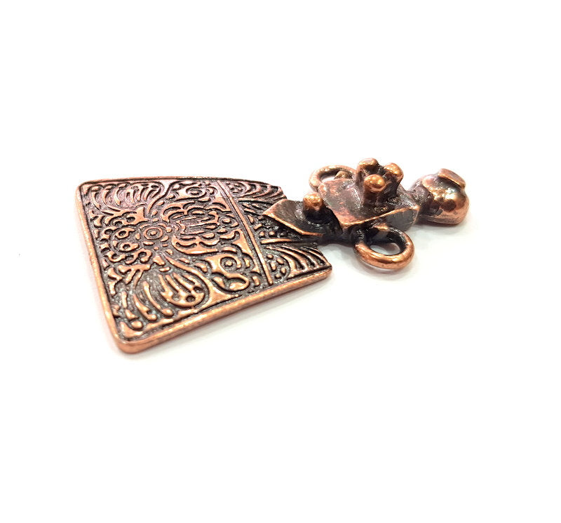 Copper Charm Antique Copper Charm Antique Copper Plated Metal (42x25mm) G14596