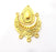 Gold Charm Set Gold Plated Charms  (42x34mm)  G15445