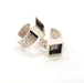 Silver Ring Blank Setting Cabochon Base inlay Ring Backs Mounting Adjustable Ring Base Bezel (10x10mm blank) Antique Silver Plated G15471